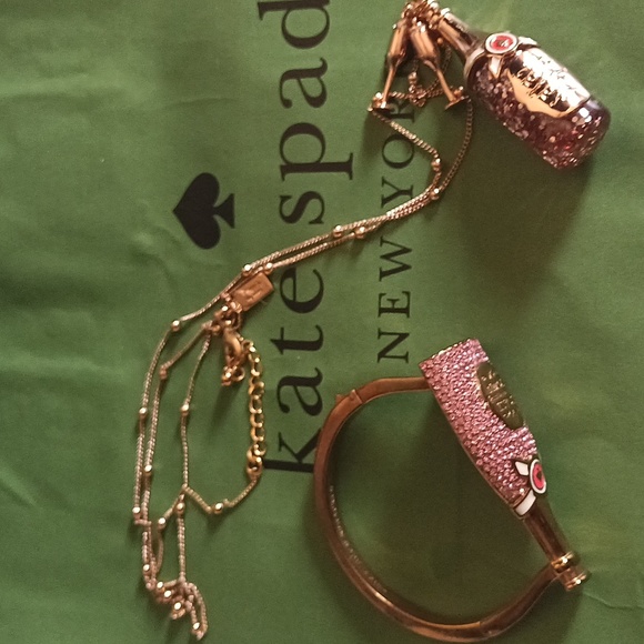 Kate Spade ♠️Make Magic Champagne Jewelry❤️🍾🍷🍷🎉 - Picture 3 of 9